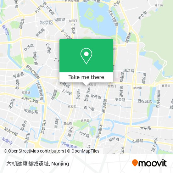 六朝建康都城遗址 map