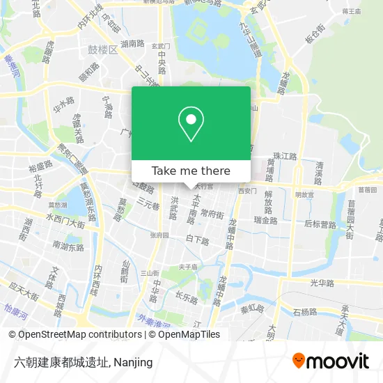 六朝建康都城遗址 map
