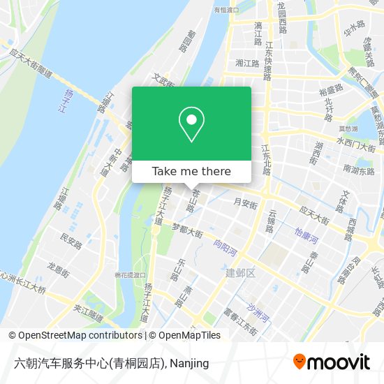 六朝汽车服务中心(青桐园店) map