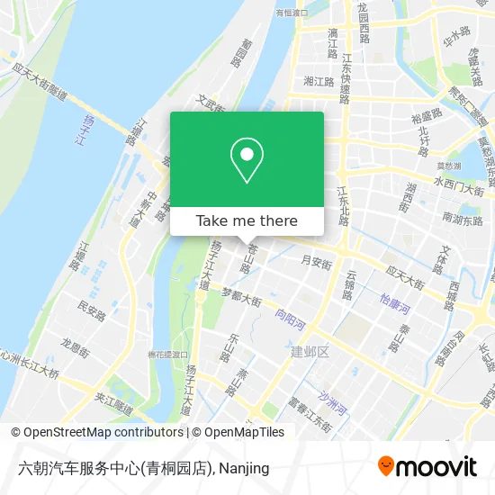 六朝汽车服务中心(青桐园店) map