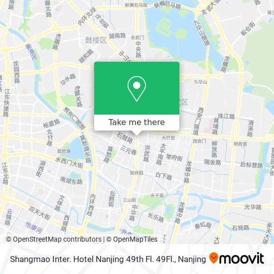 Shangmao Inter. Hotel Nanjing 49th Fl. 49Fl. map