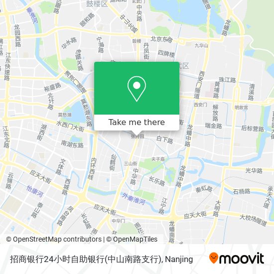 招商银行24小时自助银行(中山南路支行) map