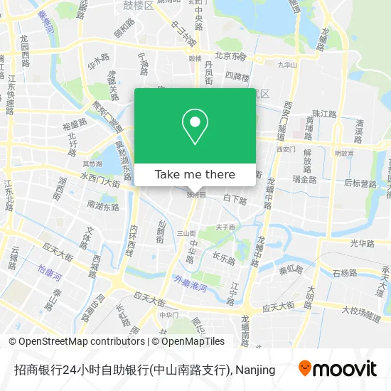 招商银行24小时自助银行(中山南路支行) map