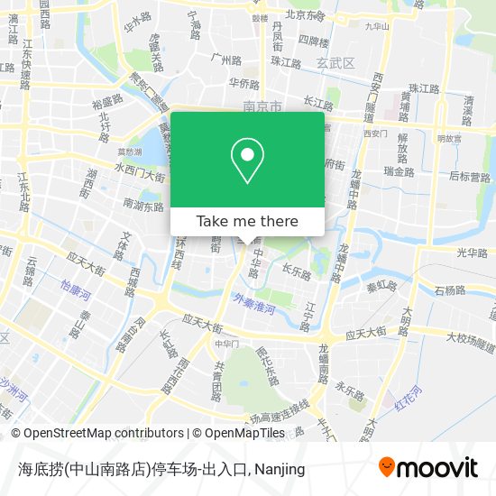 海底捞(中山南路店)停车场-出入口 map