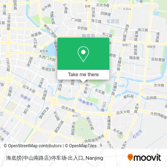 海底捞(中山南路店)停车场-出入口 map