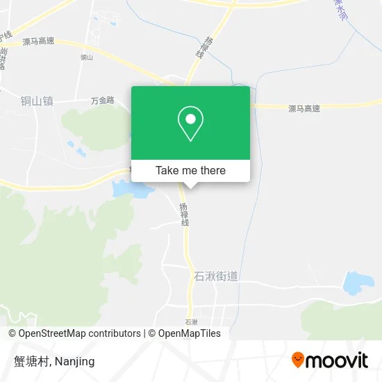 蟹塘村 map