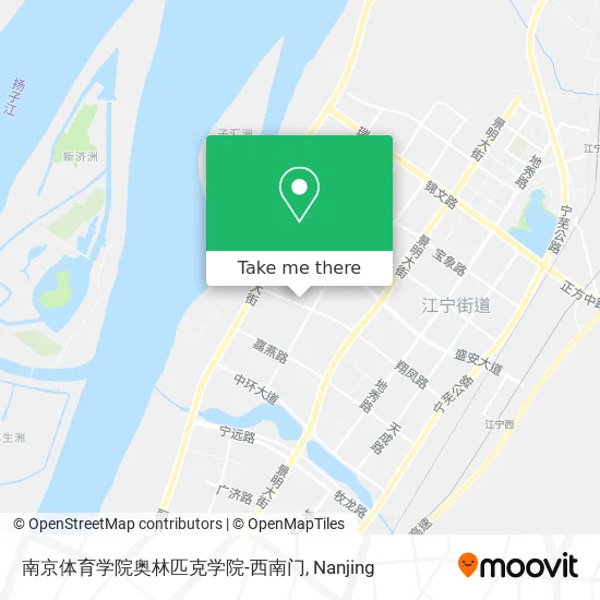 南京体育学院奥林匹克学院-西南门 map