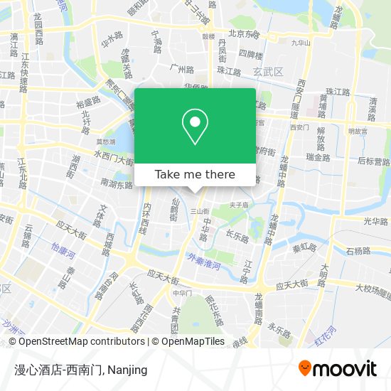 漫心酒店-西南门 map