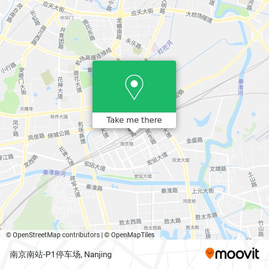 南京南站-P1停车场 map
