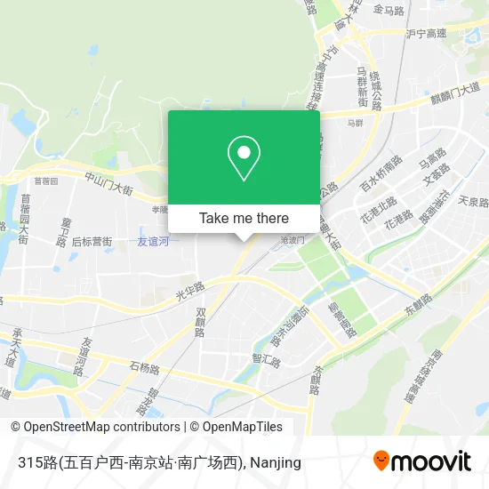 315路(五百户西-南京站·南广场西) map