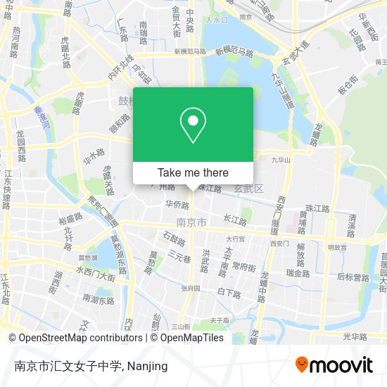 南京市汇文女子中学 map