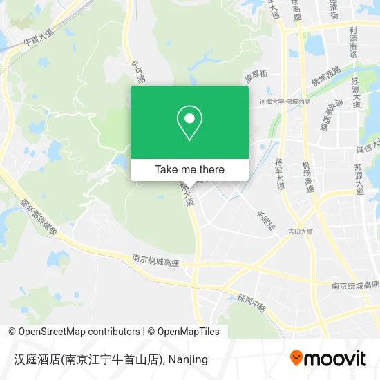 汉庭酒店(南京江宁牛首山店) map
