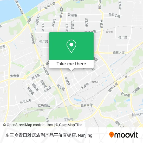东三乡青田雅居农副产品平价直销店 map