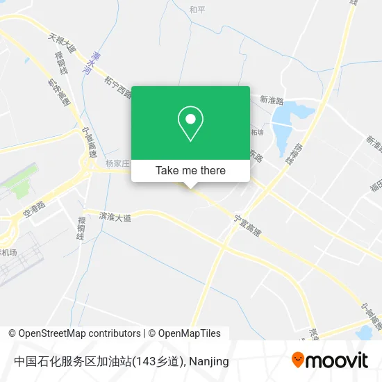 中国石化服务区加油站(143乡道) map