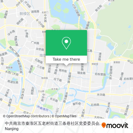 中共南京市秦淮区五老村街道三条巷社区党委委员会 map