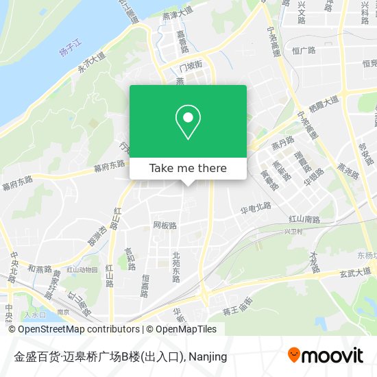 金盛百货·迈皋桥广场B楼(出入口) map