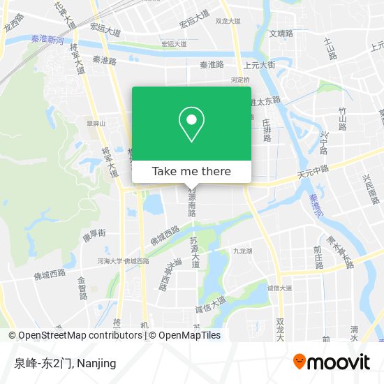 泉峰-东2门 map