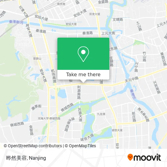 晔然美容 map