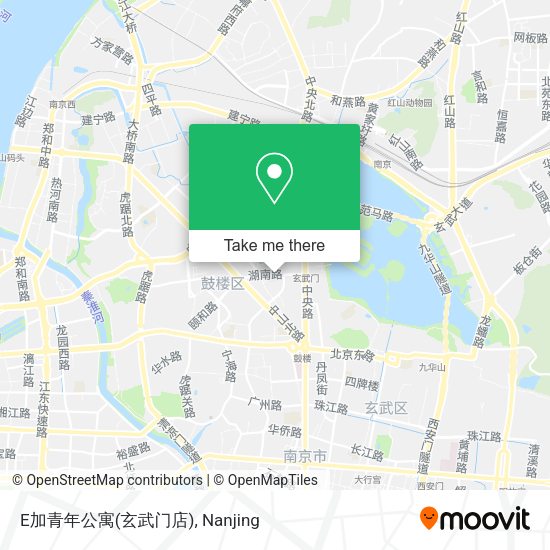 E加青年公寓(玄武门店) map