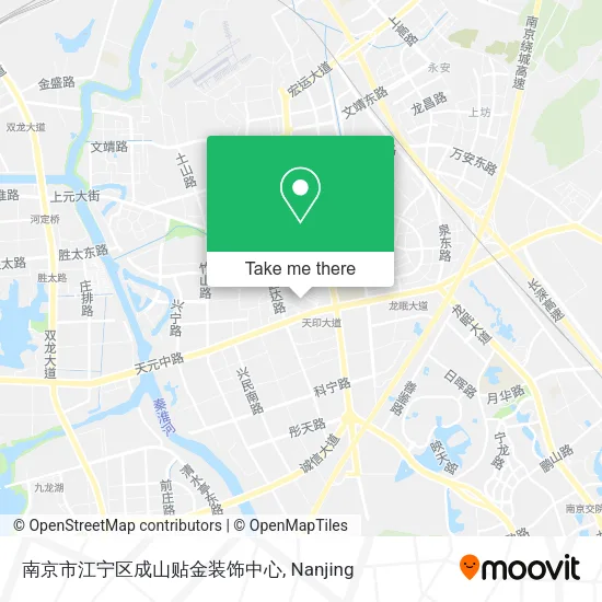 南京市江宁区成山贴金装饰中心 map