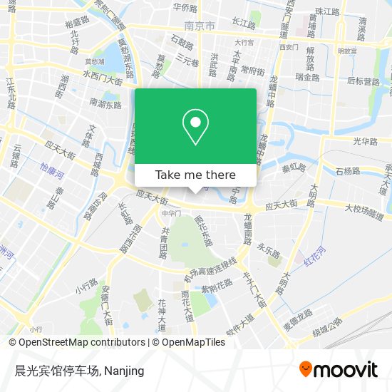 晨光宾馆停车场 map