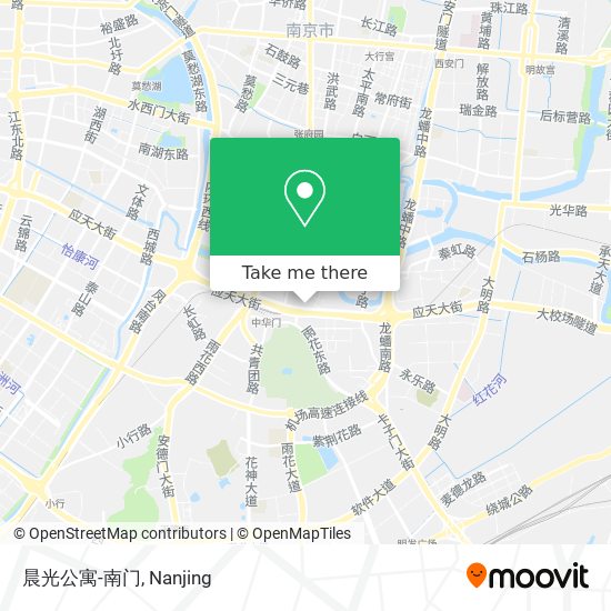 晨光公寓-南门 map