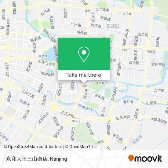 永和大王三山街店 map