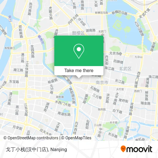 戈丁小栈(汉中门店) map