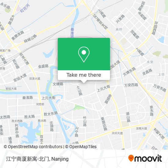 江宁商厦新寓-北门 map