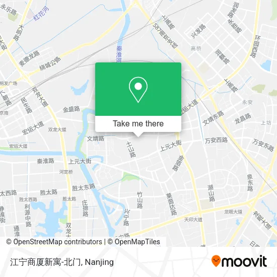 江宁商厦新寓-北门 map
