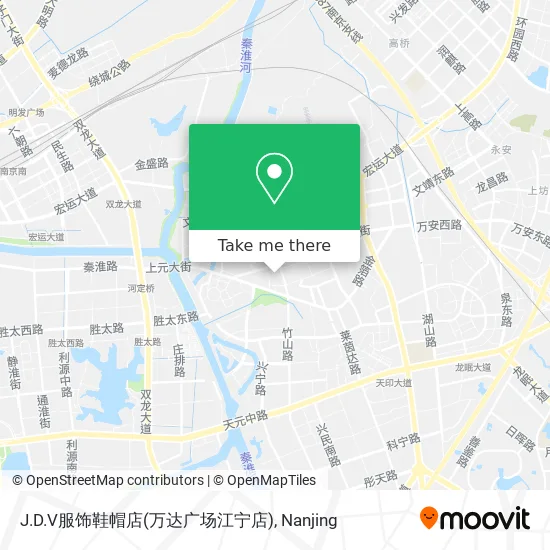 J.D.V服饰鞋帽店(万达广场江宁店) map