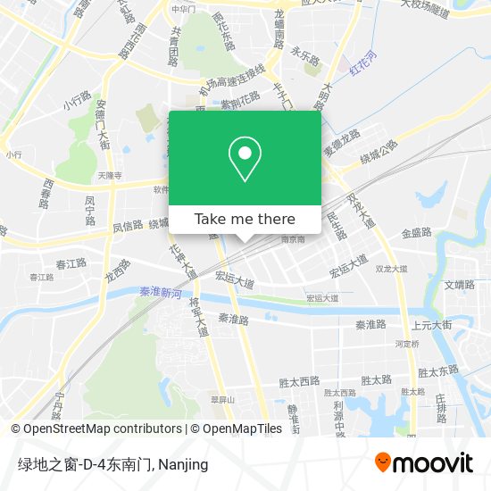 绿地之窗-D-4东南门 map