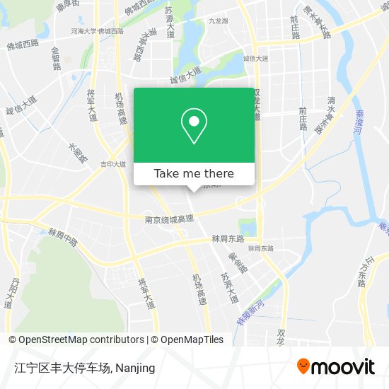 江宁区丰大停车场 map