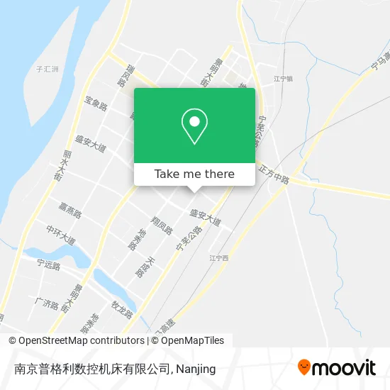 南京普格利数控机床有限公司 map