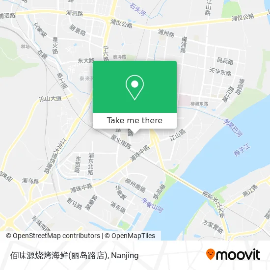 佰味源烧烤海鲜(丽岛路店) map