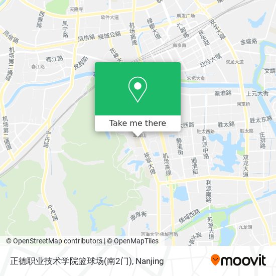 正德职业技术学院篮球场(南2门) map