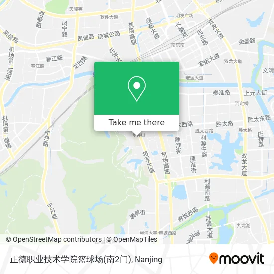 正德职业技术学院篮球场(南2门) map