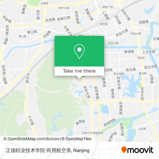 正德职业技术学院-民用航空系 map