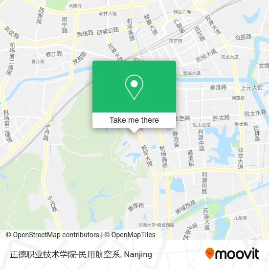 正德职业技术学院-民用航空系 map