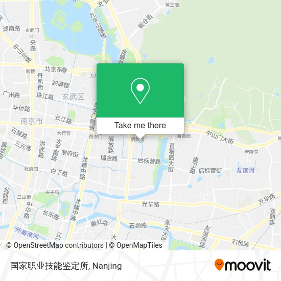 国家职业技能鉴定所 map