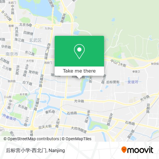 后标营小学-西北门 map