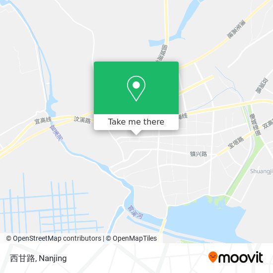 西甘路 map