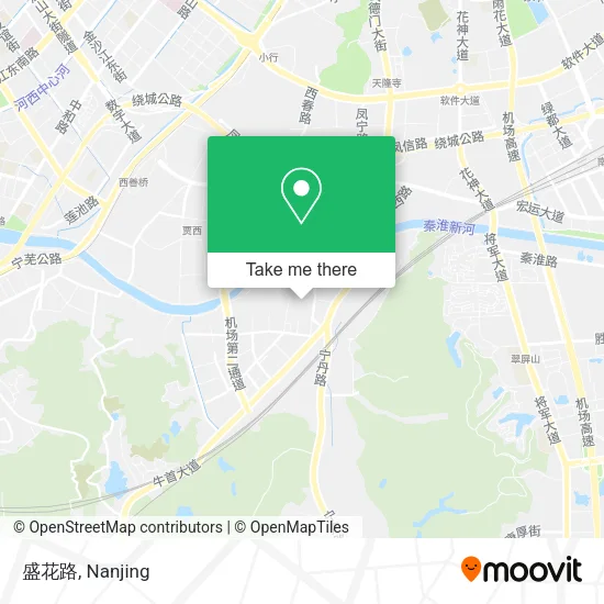 盛花路 map