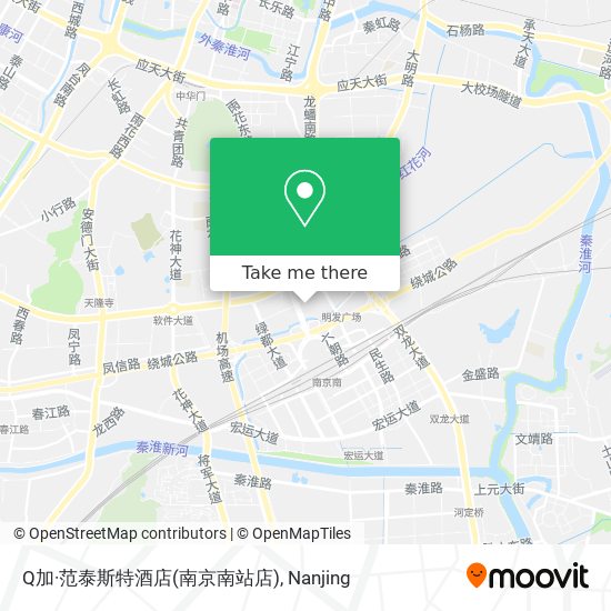 Q加·范泰斯特酒店(南京南站店) map