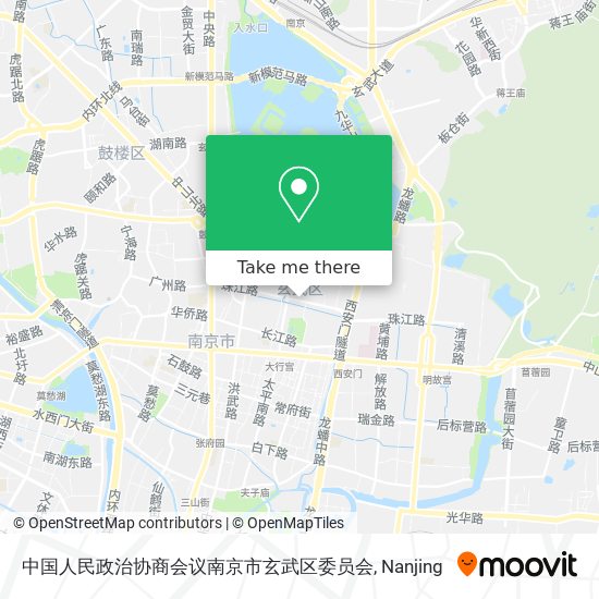 中国人民政治协商会议南京市玄武区委员会 map