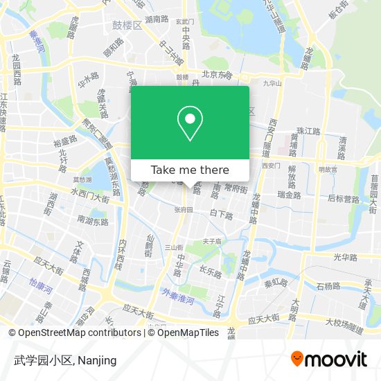 武学园小区 map