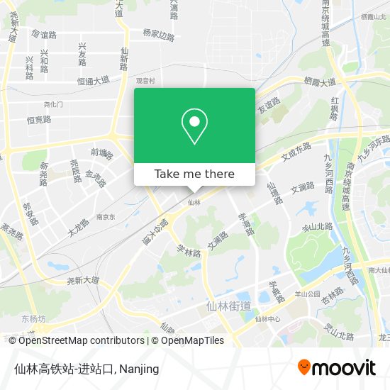 仙林高铁站-进站口 map