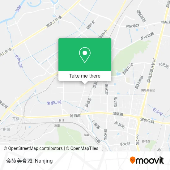 金陵美食城 map