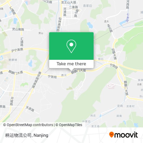 柄运物流公司 map
