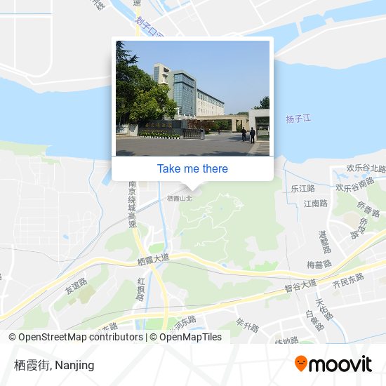 栖霞街 map
